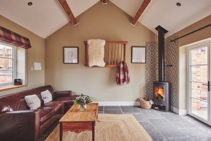 The living room at Stable Cottage, Worcestershire 