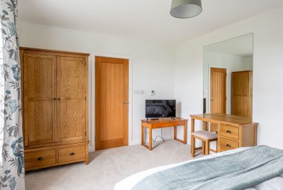 A double bedroom at Tinkers Folly, Yorkshire