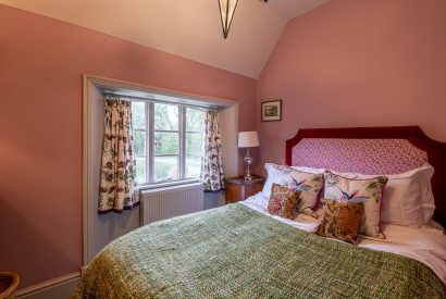 A double bedroom at Belvoir Cottage, Leicestershire