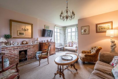 The living room at Belvoir Cottage, Leicestershire
