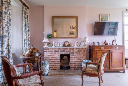 The living room at Belvoir Cottage, Leicestershire