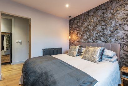 A double bedroom at Porthleven View, Cornwall