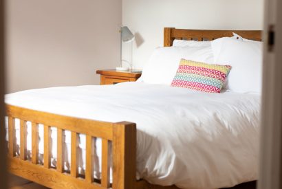A double bedroom at Woodbury Cottage, Devon