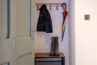 A cloak room at Windermere Retreat, Cumbria