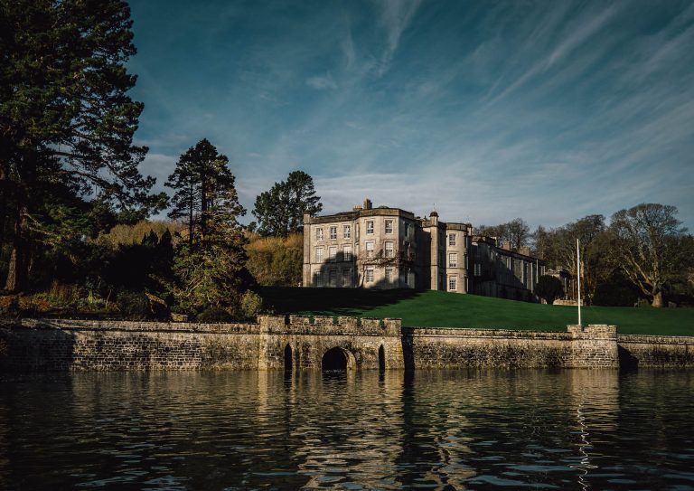 The exterior of Plas Newydd from the water in Anglesey