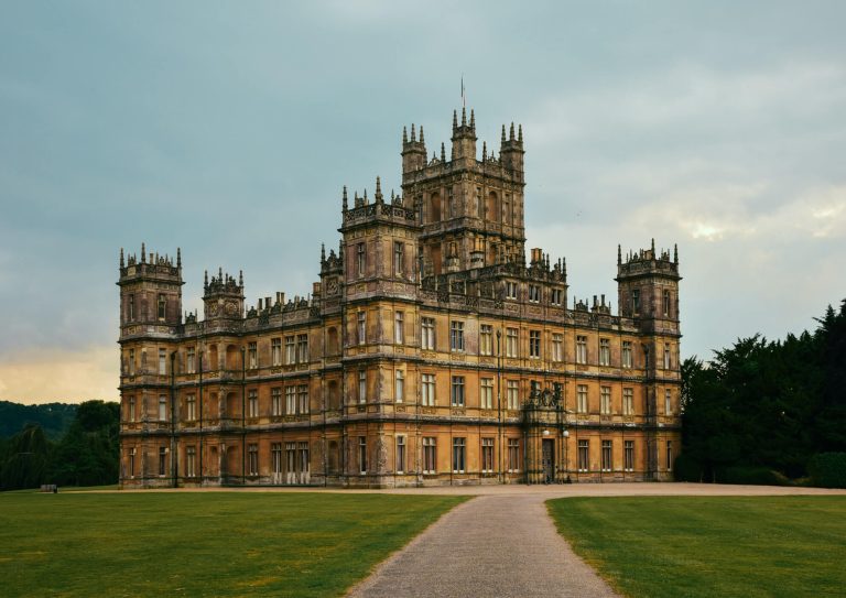 Highclere Castle, otherwise known as Downton Abbey, home of the Granthams