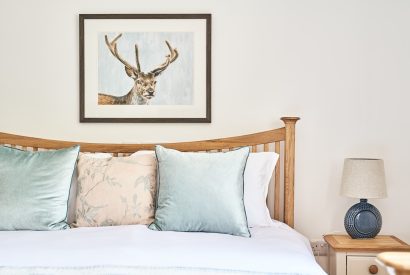 The double bedroom at Steward's Cottage, Welsh Borders