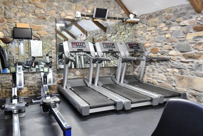 The gym at Ty Alwyn, Llyn Peninsula