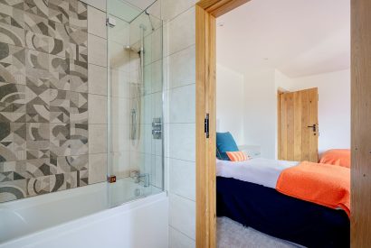 A bedroom at Ty Alwyn, Llyn Peninsula