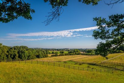 The countryside surrounding Abberley Shepherd's Hut, Worcestershire
