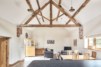 The living space at Swallow's Nest, Worcestershire