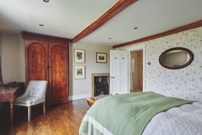 A double bedroom at Heron House, Peak District