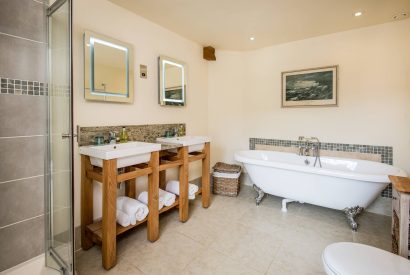 A bathroom at Winnow Mill, Scottish Borders