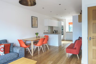 The living room at 7 Pen y Bont, Abersoch