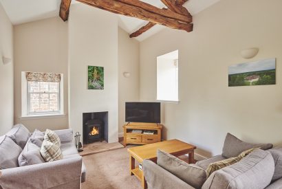 The living room at Gardeners Cottage, Cumbria