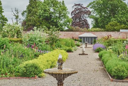 The gardens at Gardeners Cottage, Cumbria