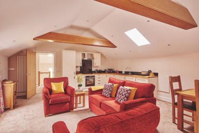 The living room at Grooms Quarters, Cumbria