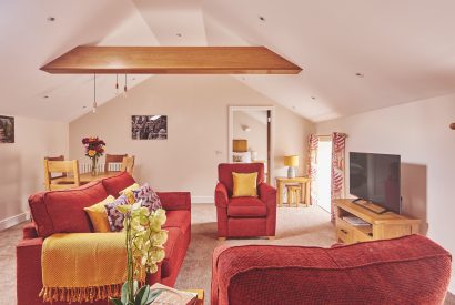The living room at Grooms Quarters, Cumbria
