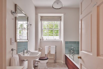 A bathroom at Glenshee House, Perthshire
