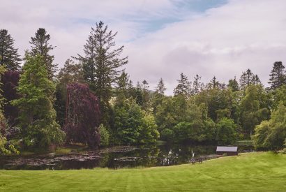 The garden at Glenshee House, Perthshire