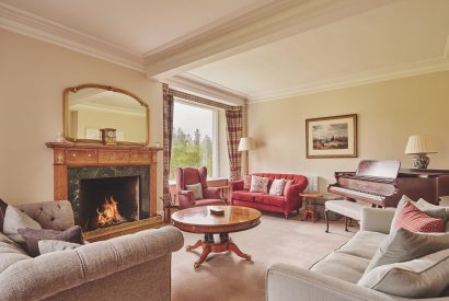 The lounge at Glenshee House, Perthshire