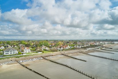 An aerial of Beach Manor, West Sussex 
