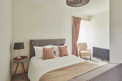 A double bedroom at The Tower, Scottish Borders