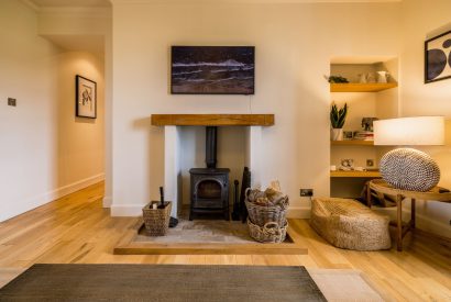 The lounge at Fairygreen Cottage, Perthshire