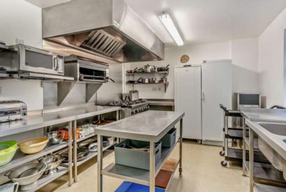 The chefs kitchen at The South Lakes Manor, Lake District