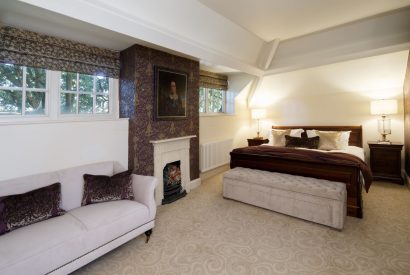 Claridges bedroom at The South Lake Manor, Lake District 