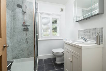 The bathroom at Rose Cottage, Isle of Wight