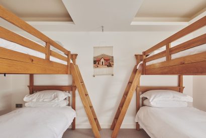 A bedroom with bunk beds at The Crewhouse, Hampshire