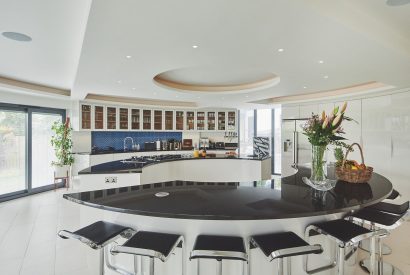 The kitchen at The Crewhouse, Hampshire