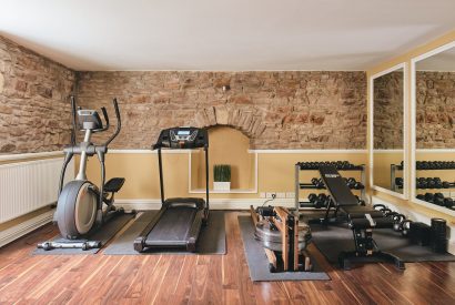 The gym at Scott's Manor, Somerset