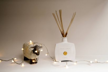 Fairy lights and ornaments at Luxury Penthouse, Cotswolds