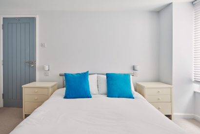A bedroom at The New Pin, Cornwall