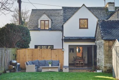 The back exterior of Ember Cottage, Cotswolds
