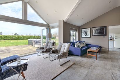 The living room at Pen y Bryn, Abersoch