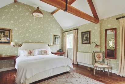 The bedroom at Carroll Cottage, Cotswolds
