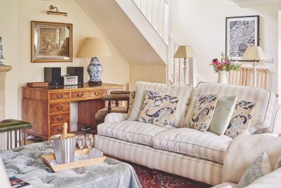 The living room at Blake Cottage, Cotswolds