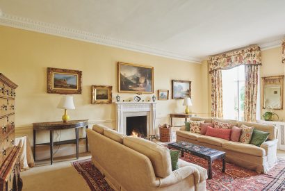 The living room at Country Manor, Oxfordshire