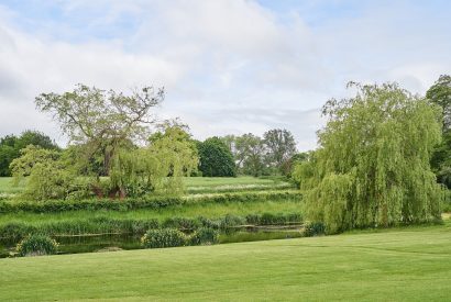 The gardens at Country Manor, Oxfordshire