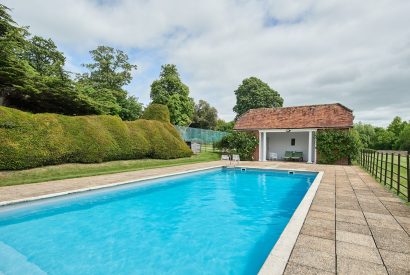 The swimming pool at Country Manor, Oxfordshire