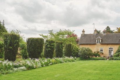 The gardens at Carroll Cottage, Cotswolds