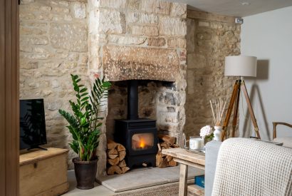 fireplace - Wellie Boot Cottage, cotswold cottages