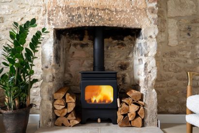 fireplace - Wellie Boot Cottage, cotswold cottages