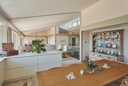 The living room at Beach View, Pembrokeshire