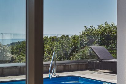 The swimming pool at Beach View, Pembrokeshire