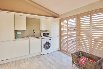 The utility room at Beach View, Pembrokeshire