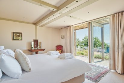 A bedroom at Beach View, Pembrokeshire